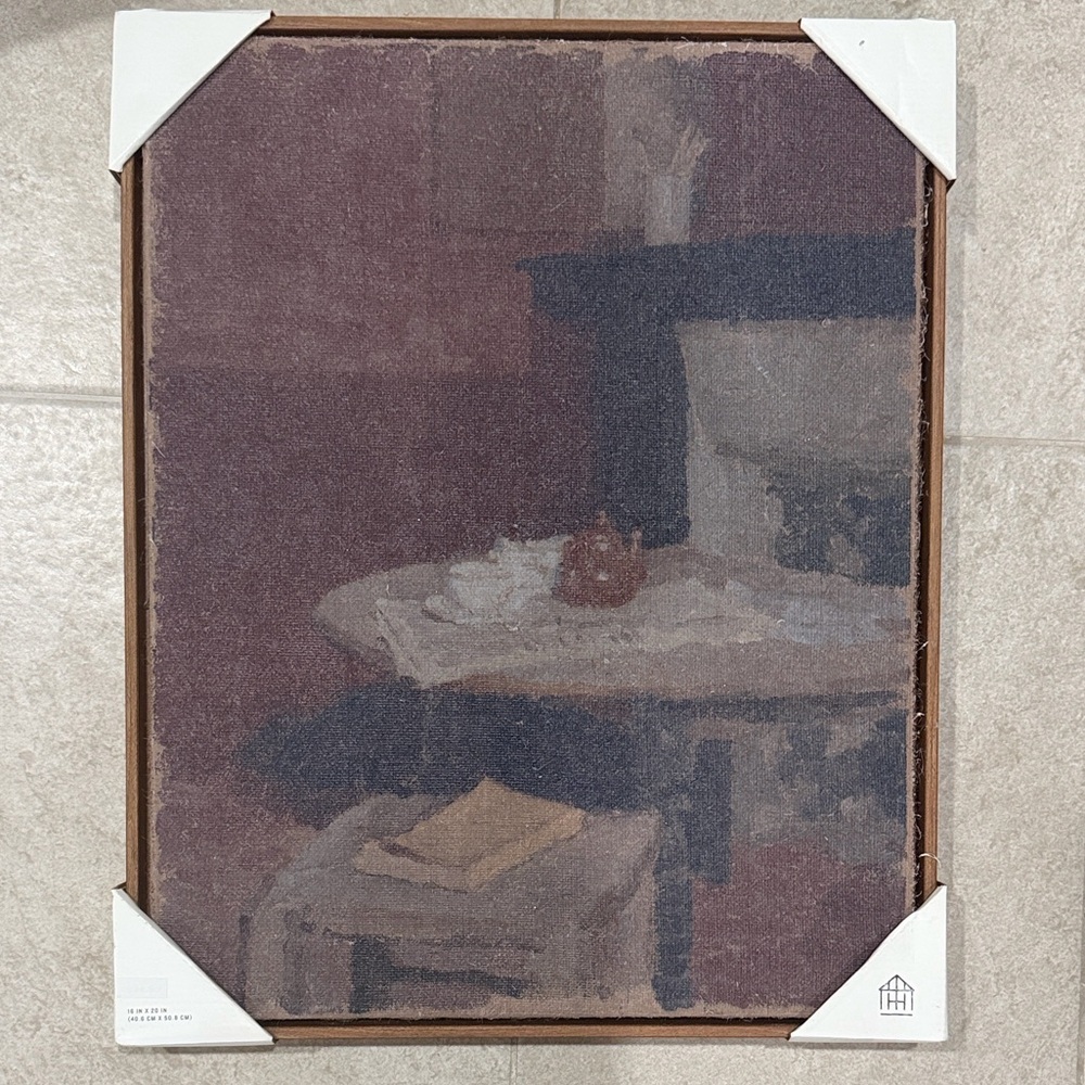 Hearth & Hand Still Life Art Print - Purple and Brown